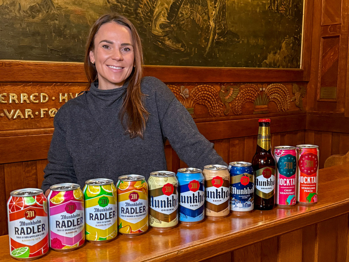 Munkholmporteføljen har aldri vært så variert som i dag, forteller Christina Vang Garberg, Munkholm-sjef i Ringnes.